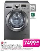 LG 8kg Washer & 6kg Dryer Combo