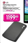 LG ITB Portable Hard Drive-500GB