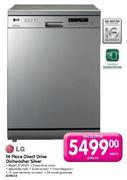 LG 14 Place Direct Drive Dishwasher Silver
