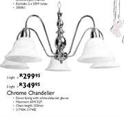 Chrome Chandelier-3 Light 