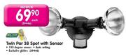 Twin Par 38 Spot With Sensor