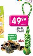 Grants Rope Plus 10 Hooves-Per Pack