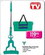 Butterfly Mop & Bucket Each