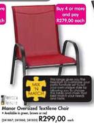 Manor Oversized Textilene Chair-Each