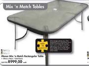 Manor Mix'n Match Rectangular Table-Each