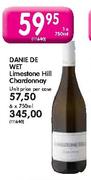 Danie De Wet Limestone Hill Chardonnay-750ml