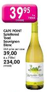 Cape Point Splattered Toad Sauvignon Blanc-750ml
