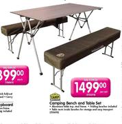 Camp Master Camping Bench And Table Set