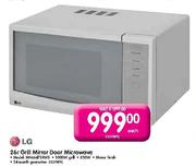 LG Grill Mirror Door Microwave (MH6647SRWS)-26L Each
