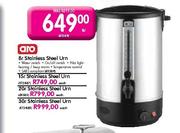 Aro 8L Stainless Steel Urn-Each