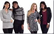 Legend Collection Ladies Stripe Poloneck-Each