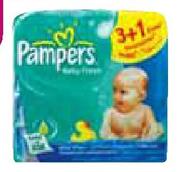 Pampers Baby Wipes (Fresh)-4x64's Each