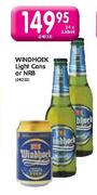 Windhoek Light Cans Or NRB-24X330ml