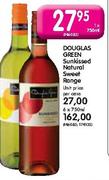 Douglas Green Sunkissed Natural Sweet Range-1X750ml Each