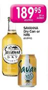 Savanna Dry Can Or NRB-24X330ml