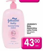 Johnson's Baby Moisturising Lotion Pump - 500ml Each