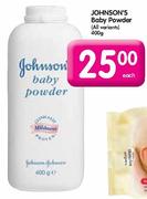Johnson's Baby Powder - 400gm Each