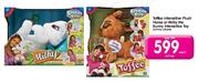 Toffee Interactive Plush Horse Or Milky The Bunny Interactive Toy Each