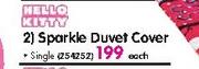Hello Kitty Sparkle Single Duvet Cover Each