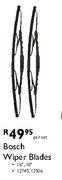 Bosch Wiper Blades-Per Set