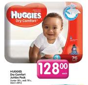 Huggies Dry Comfort Jumbo Pack Each