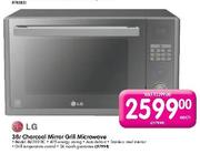 LG Charcoal Mirror Grill Microwave-38l