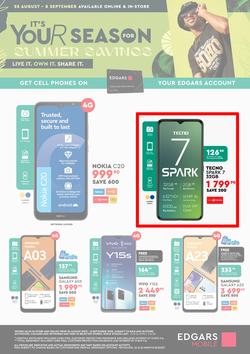 Edgars Cellular : It's Your Season For Summer Savings (25 August - 08 September 2022), page 2