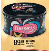 Bassetts Allsorts Liquorice-800g