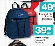 Aviva Bungy Backpack Assorted-Each