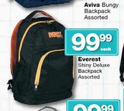 Everest Shiny Deluxe Backpack Assorted-Each