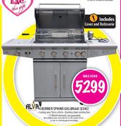 Alva 4 Burner Sphinx Gas Braai (G545)