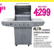 Alva 4 Burner Phoenix Gas Braai (G546)