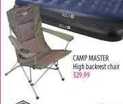 Camp Master High Backrest Chair