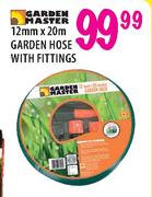 Garden Master Garden Hose With Fittings-12mmx20m