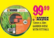 Garden Master Garden Hose With Fittings-12mmx20m
