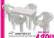 Sal Samba Patio Set-Per Set
