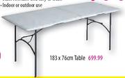 Mainstays 183 x 176cm Table