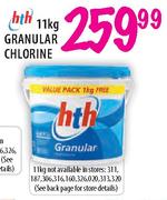 hth Granular Chlorine-11Kg