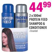 Protein Feed Shampoo & Conditioner-2 x 500ml
