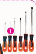 Hand Tools 6 Piece Srewdriver Set