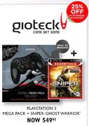 Gioteck Playstation 3 Mega Pack + Sniper: Ghost Warrior