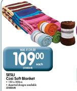 Sesli Cosi Soft Blanket-Each