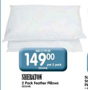 Sheraton Feather Pillows-2 Pack