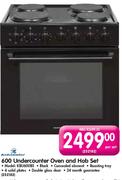 Kelvinator 600 Undercounter Oven And Hob Set-Per Set