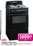 Defy Compact 4 Plate Stove Each