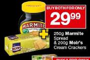 Marmite Spread-250gm & Moir's Cream Crackers-200gm
