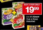 Knorr Cup a Soup-3 x 4's
