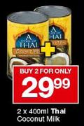 Thai Coconut Milk-2 x 400ml