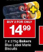Bakers Blue Label Marie Biscuits-2 x 275gm