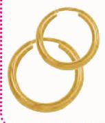 9ct Gold & Silver Single Earring Bonded-Each